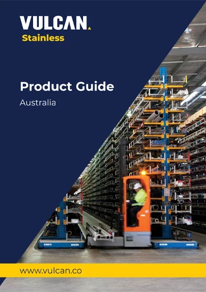 Vulcan Stainless AUS Product Guide Cover